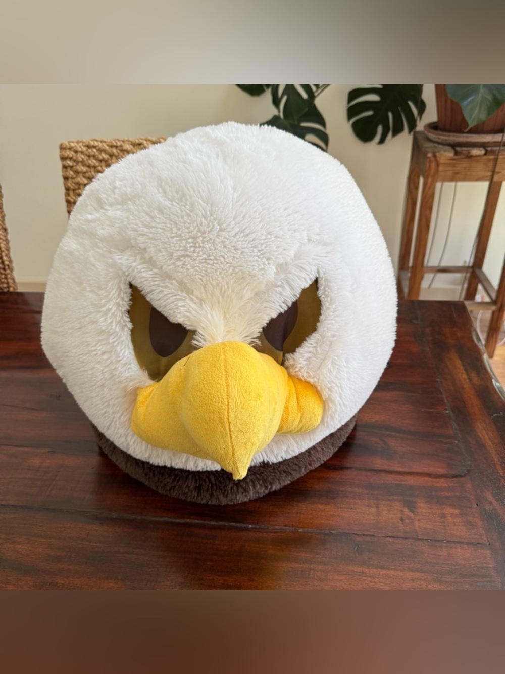 Dan Dee Maskimal Eagle Football Mascot Big Greeter Head Hawk Mask Costume